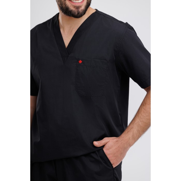 Scrub Suit No pockets Black
