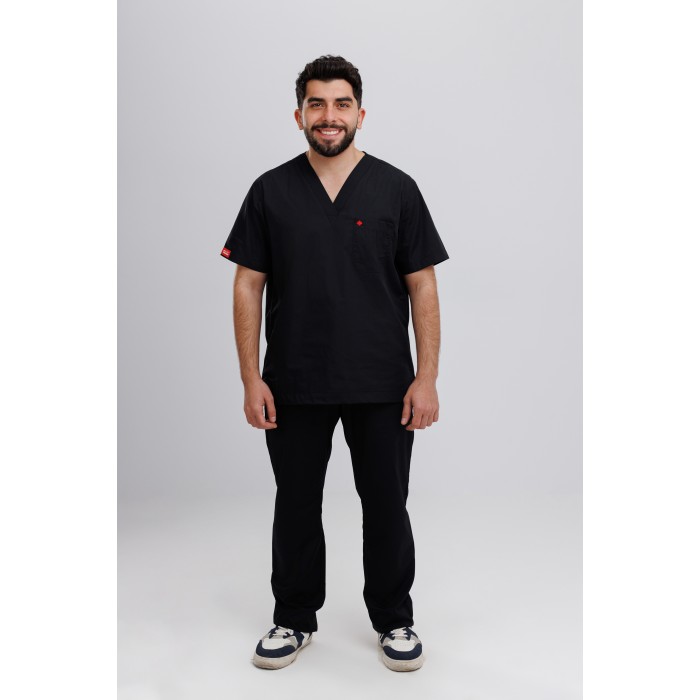 Scrub Suit No pockets Black