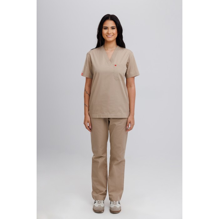 Scrub Suit No pockets Kaki