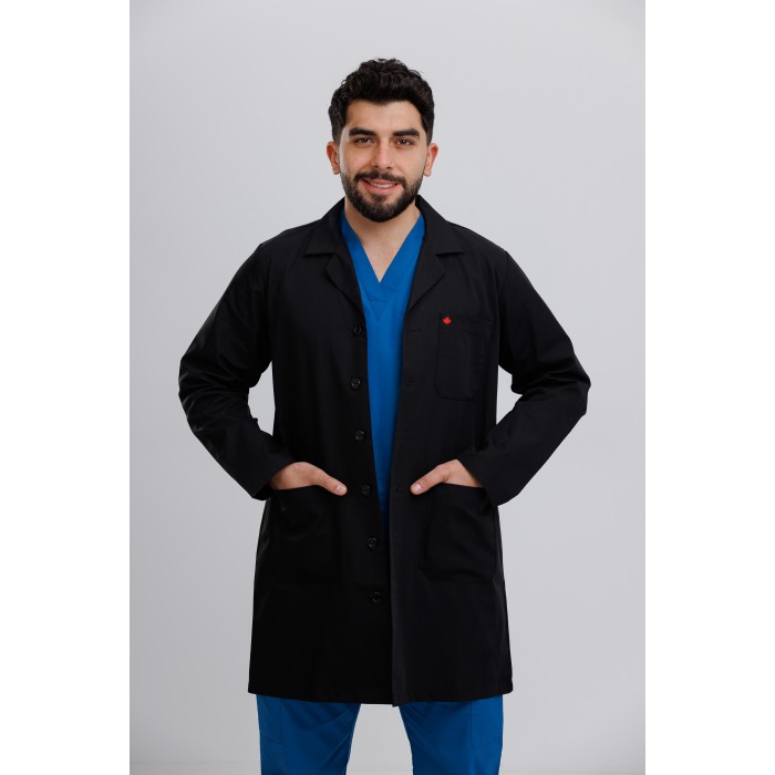 Men's Lap coat Black 