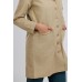 Women's Lap Coat Button Beige