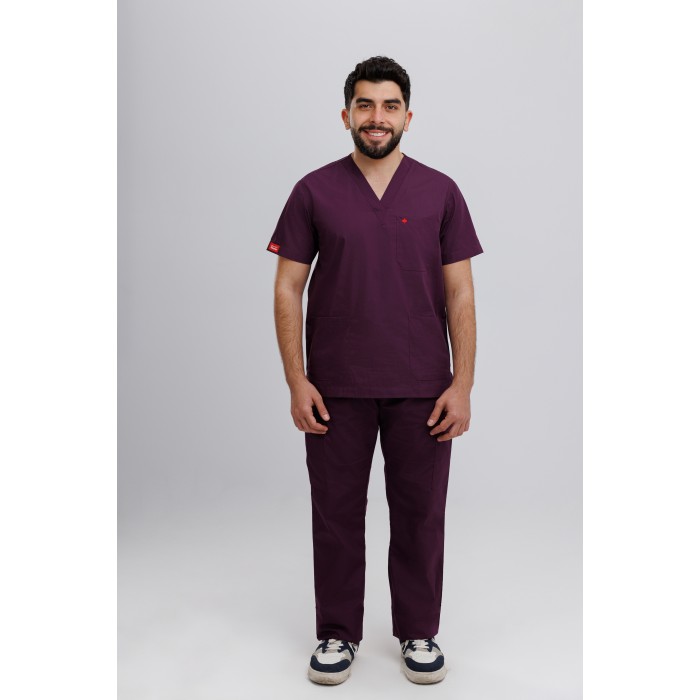 Scrub Suit Egg Plant