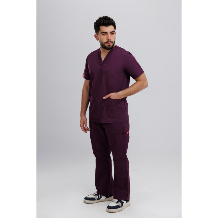 Scrub Suit Egg Plant