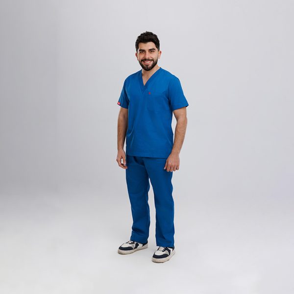 Scrub Suit No Pockets Royal Blue