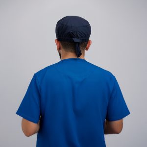 ⁦غطاء رأس كحلى غامق⁩ - الصورة ⁦2⁩