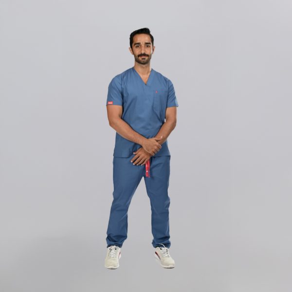 Scrub Suit No Pockets Indigo
