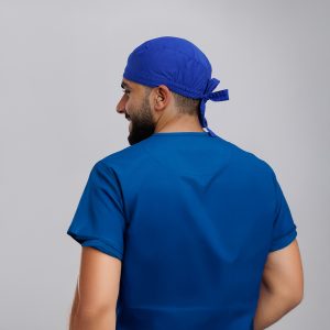 ⁦غطاء رأس ازرق ملكى⁩ - الصورة ⁦2⁩
