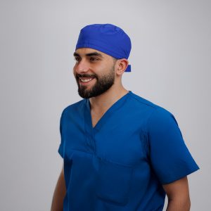 ⁦غطاء رأس ازرق ملكى⁩ - الصورة ⁦3⁩