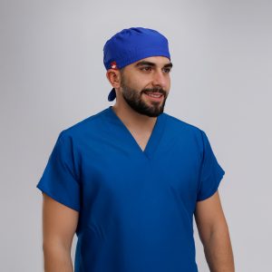 ⁦غطاء رأس ازرق ملكى⁩ - الصورة ⁦4⁩
